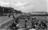 Beach and Lower Promenade, Looking North, Clacton on Sea, Essex. c.1930's