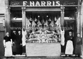 F Harris Butchers Shop, High Road, Woodford Green, Essex. c.1919