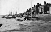 River and Quay, Looking West, Burnham on Crouch, Essex. c.1920's