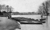 Rowing Boats, Connaught Waters, Epping Forest, Essex. c.1909
