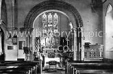 St Mary's Church, Interior, Stansted, Essex. c.1906