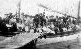 Day out sailing on The Dreadnought, Excursion Vessel,  Southend on Sea. c.1914.