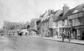 High Street with St Mary Magdalen Church, Billericay,Essex. c.1912