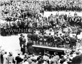 Celebrations on Market Square, Northampton. c.1910.