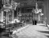 The Throne Room, Buckingham Palace, London. c.1890's