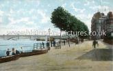 The Parade and River Thames, Putney, London.