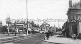The High Road from The Castle, Woodford Green, Essex. c.1904